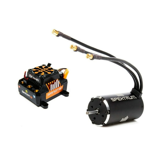 Spektrum Accessories FIRMA 160A BL Smart ESC/1250Kv Sensorless MotCombo SPMXSEMC06 Car Speed Controls & Accessories