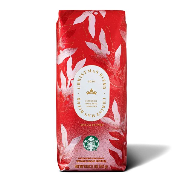 Starbuck's Christmas Blend Ground Coffee Dark Roast; Spicy, Sweet