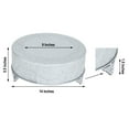 thumbnail image 5 of BalsaCircle 14" Silver Round Embossed Cake Stand Riser Wedding Dessert Display Pedestal Riser Centerpieces, 5 of 6