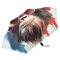 thumbnail image 4 of Cool Gorilla and Sunglasses Compact Sun Umbrella Windproof Travel Umbrellas for Rain Strong Portable UV Protection, 4 of 8