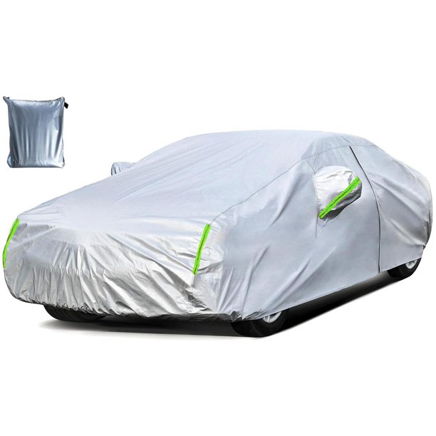 Funda de coche de 185 x 71 x 48 pulgadas resistente al sol y a la lluvia cuatro estaciones funda de