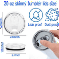 thumbnail image 3 of Skinny Replacement Lids 10 Pack, for Skinny Lid 20 Oz, 3 of 5