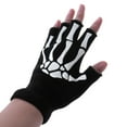 thumbnail image 5 of MANNYA Half Finger Skeleton Cycling Gloves 1 Pair Children Kids Outdoor Exercise Supply, 5 of 9