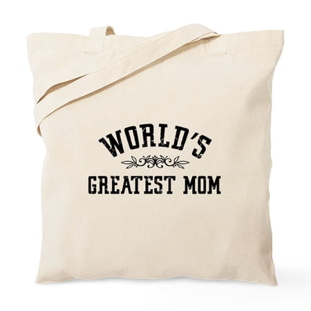 CafePress - World s Greatest Mom Tote Bag - Unisex Canvas Tote Bag Beige 1-Piece