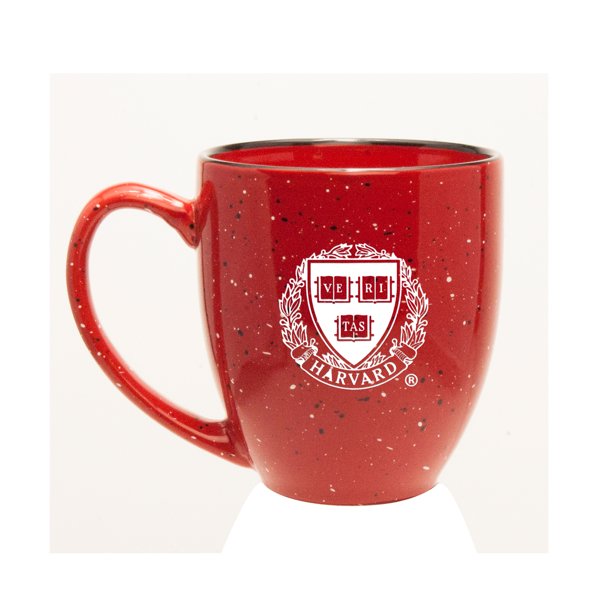 Harvard Crimson 15 oz. Deep Etched Red Bistro Mug