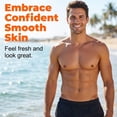 thumbnail image 5 of Hair Removal Cream for Men, Body & Intimate Grooming Cream, Easy Rinse Depilatory for Chest, Back, Arms, Legs, Smooth Care Formula for Daily Use, 120g (3, 120g), 5 of 8