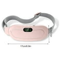 thumbnail image 4 of ABS Plush Waist Massager Belt, Digital Display Heating Pad for Menstrual Pain, Rechargeable, 4 of 10