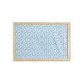 thumbnail image 1 of Animals Wall Art with Frame, Theme Pattern of Birds Flying on Clouds in Cartoon Style Skyview, Printed Fabric Poster for Bathroom Living Room, 35" x 23", Multicolor, by Ambesonne, 1 of 2