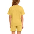 thumbnail image 3 of Grblisyd First Day of School Boys Girls Two Piece Sets Cute Letter Print Short Sleeve Tshirts and Elastic Waist Shorts Summer Outfits Size 1-12, 3 of 4