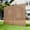 Brown, variant on TopComfy 2 Pack Patio Privacy Screen, 6 Panel HDPE Decorative Outdoor Screen, Freestanding Room Divider for Yard, Garden, Patio and Indoor Use Brown