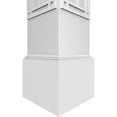 thumbnail image 5 of Ekena Millwork 10"W x 9'H Craftsman Classic Square Non-Tapered Shaker Fretwork Column w/ Mission Capital & Mission Base, 5 of 8