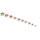 thumbnail image 5 of 100 piezas de abrazaderas de manguera galvanizadas elásticas ajustables tipo alemán juego de clips de tubo FS090222, 5 of 9