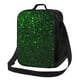 thumbnail image 1 of Disketp Green Sparkling Bolsa Térmica Estampada para Almuerzo, Lonchera para Hombres y Mujeres Adultos, 1 of 6