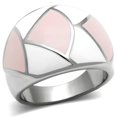 thumbnail image 1 of Alamode TK508-5 Women High Polished Stainless Steel Ring with Epoxy in Multi Color - Size 5, 1 of 1