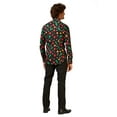thumbnail image 2 of Christmas Icons Button-up Shirt for Adults, 2 of 2