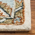 thumbnail image 3 of SAFAVIEH Capri Cletus Medallion Wool Area Rug, Ivory/Rust, 4' x 6', 3 of 8