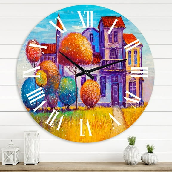Designart 1 in Traditional Wall Clock