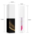 thumbnail image 3 of Brillo de labios hidratante que cambia de color con hoja de oro | Brillo labial hidratante de larga duración | Acabado mate sensual | Resistente al agua y no se corre | Lápiz labial de 3 ml, 3 of 6