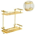 thumbnail image 2 of Shower Caddy Hanging Razor And Sponge Adhesive Shower Shelf Bathroom, 2 of 5