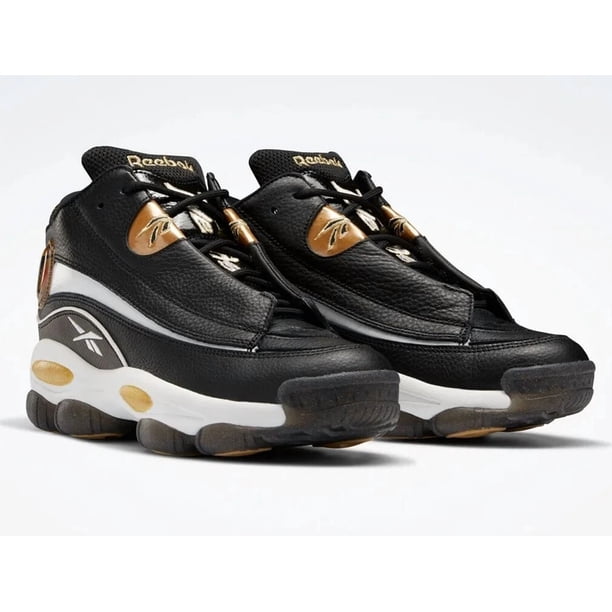 Ni - ke Reebok The Answer DMX Black Gold Allen Iverson GW6372 Men's Sz 8
