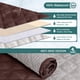 thumbnail image 4 of Funda impermeable para sofá reclinable Ruaozz de 3 plazas, color café, 4 of 7