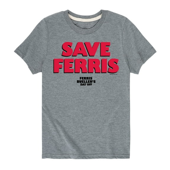 Ferris Bueller's Day Off - Save Ferris - Toddler And Youth Short Sleeve Graphic T-Shirt