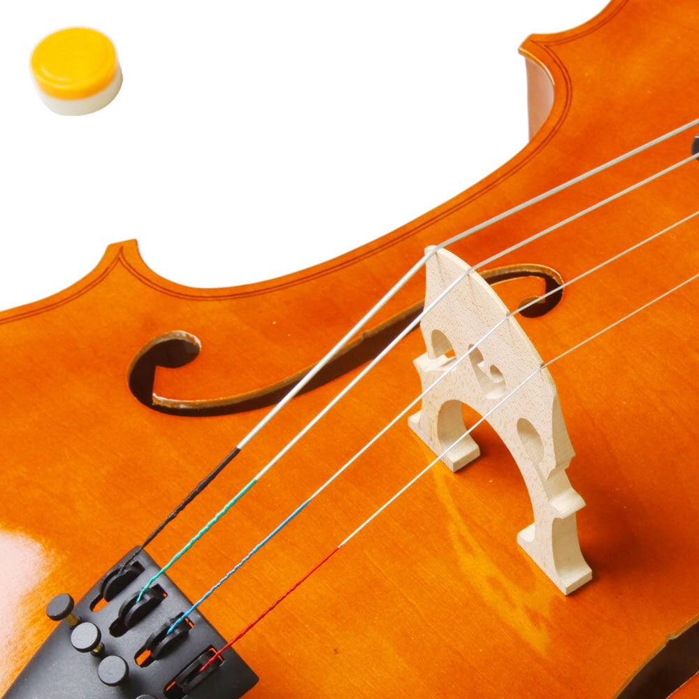 Hassch 4/4 Acoustic Cello Set Full Size 4-Strings Cello with Case Bow Rosin, Natural