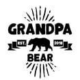 thumbnail image 3 of CafePress - Grandpa Bear Pajamas - Men's Light Loose Fit Cotton Pajama Set, 3 of 7