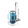 thumbnail image 2 of 1.3 Gallon Battery Powered Garden Sprayer Adjustable Sprayer Wand 2 Nozzles, 2 of 24