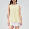 thumbnail image 2 of Posijego Women's Athletic Tank Tops Tennis Fitness Running Tank Shirts Summer Sports Sleeveless Tees Activewear, 2 of 4