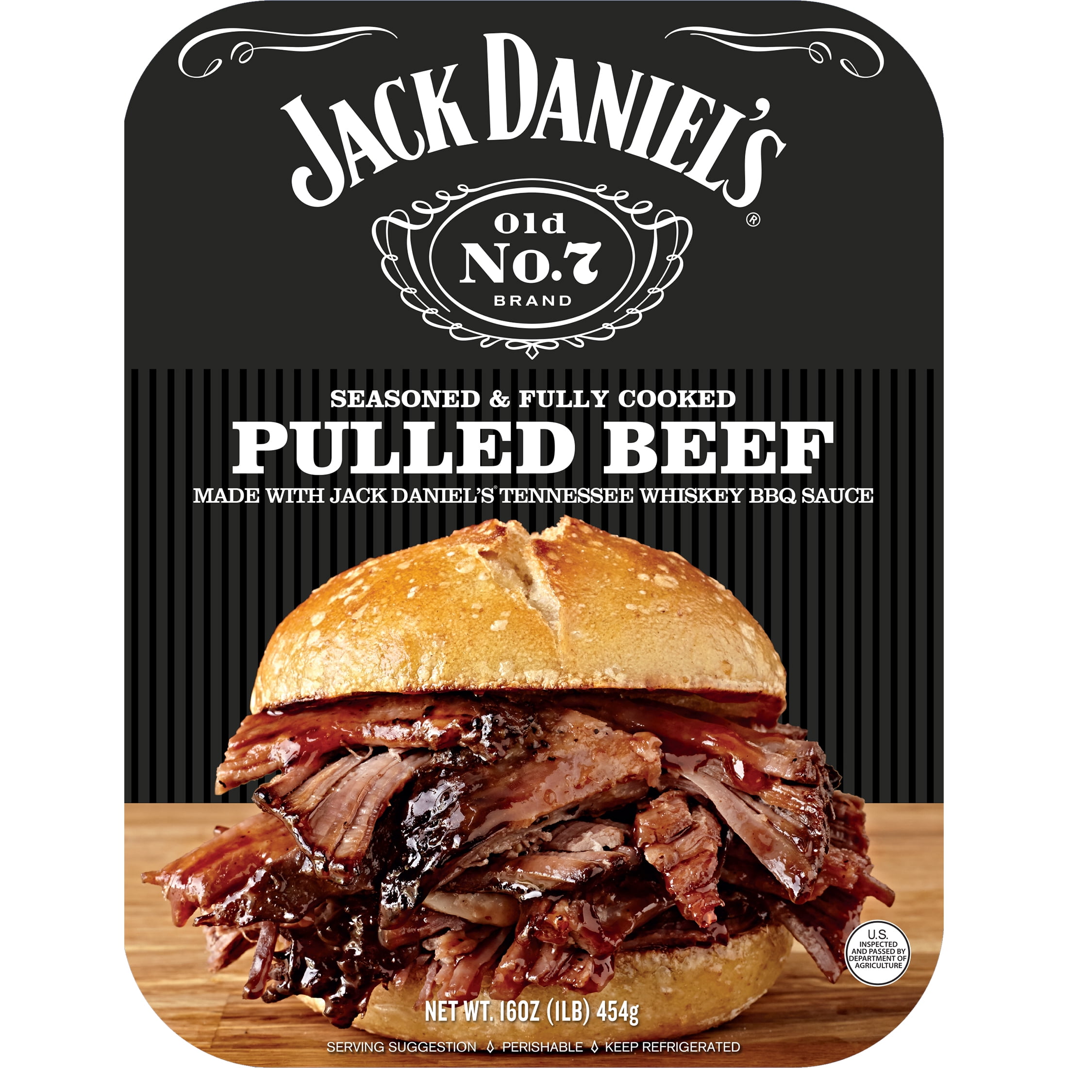 Jack Daniel's Pulled Beef, 16 oz, Heat and Eat Entree