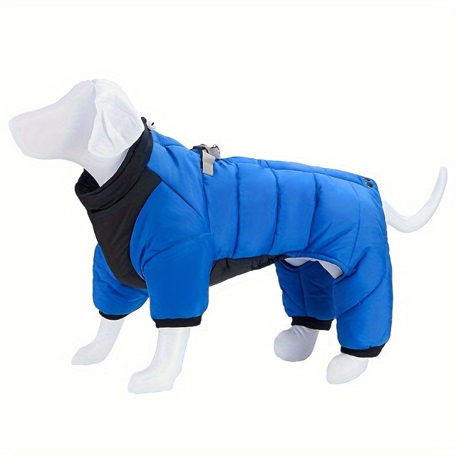 KEINXS Cozy Winter Pet Jacket for Small to Medium Dogs - Warm Knit Fabric Snap Closure Hand-Washable