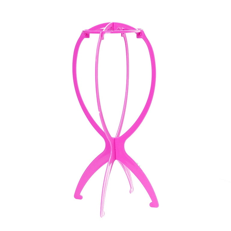 AFANSO 2 Pack Stylish Wig Stand Holder, Premium 14.2 Pink