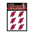 thumbnail image 1 of NCAA Arkansas Razorbacks Tattoo Face Cals, 1 of 1
