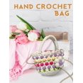 thumbnail image 2 of CAILDANL Women Crochet HandBag Small Handmade Woven Crossbody Bag Cute Shoulder Bag Knitted Tote Bag Fairy Bag Gifts for Women, 2 of 6