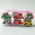 thumbnail image 1 of 6pcs/lot Pull Back Car Model Toy Car Set Children Racing Car Baby Mini Cars Pull Back Bus Truck Kids Toys For Children Boy Gifts6pc randomRussian Federation He Qiyong unisex, 1 of 1