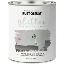 Rust-Oleum Glitter Interior Wall Paint 32oz-Iridescent Clear