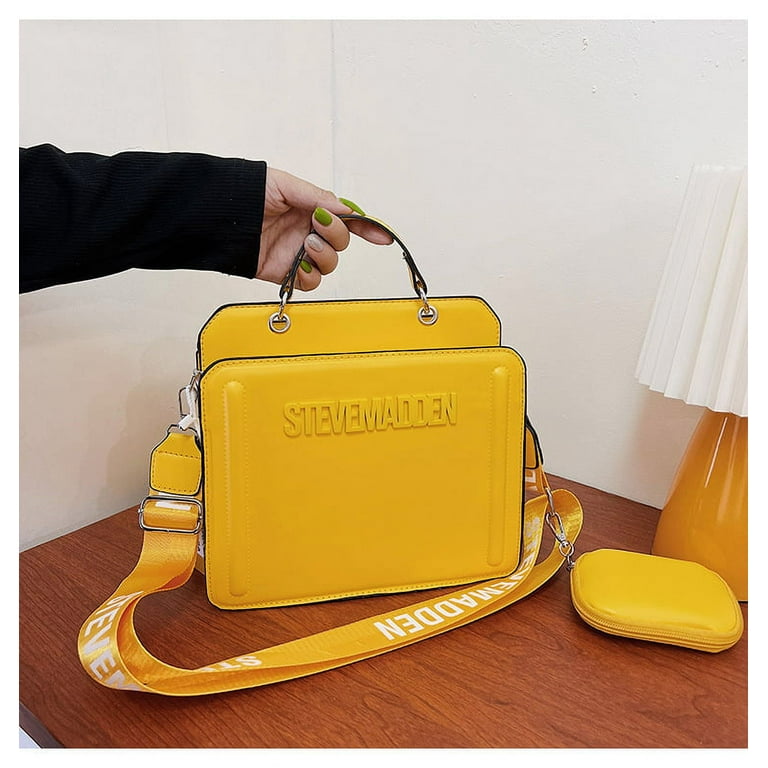 designer yellow bag