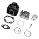 thumbnail image 2 of Kit de pistón de cilindro de 11 Uds., juego de reconstrucción de extremo superior de aleación de aluminio de 47mm de diámetro para motor Jog 50cc de 2 tiempos 1E40QMB, 2 of 5