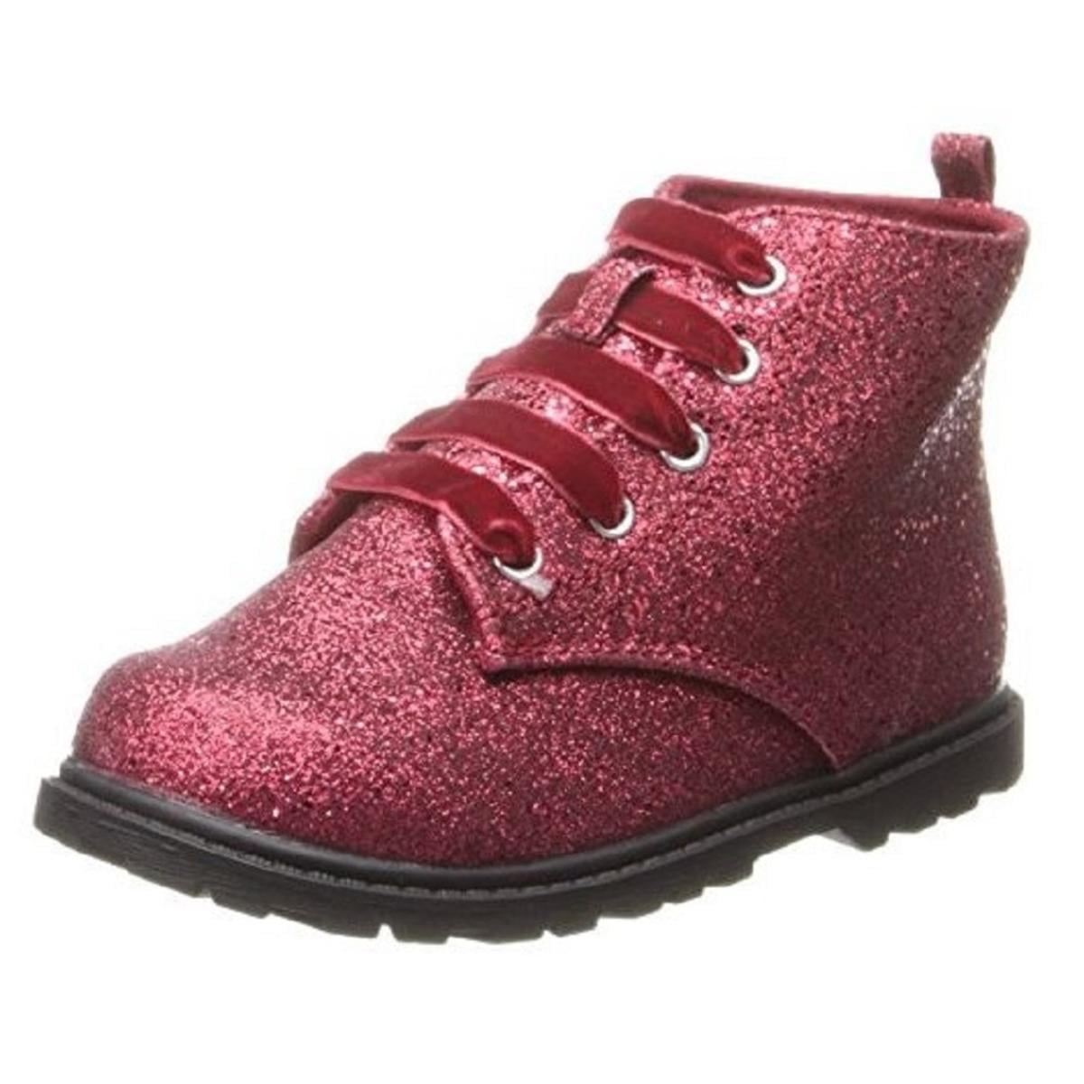 Natural Steps Unisex Red Glitter Shoes