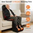 thumbnail image 4 of Full Body Shiatsu Massage Pad with Foot & Calf Massager, 3D Kneading, Heat & Vibration,Perfect Gift for Parents & Self Care, 4 of 9