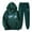 Vert Foncé, variante sur Trapstar Chandails à Capuchon pour Femmes Ensembles Chandails Graphiques à Manches Longues Amples Trapstar Chandails à Enfiler de Style Rue Hip-hop + Pantalons de Survêtement Ensemble pour Femmes de 2 Chandails Classiques (Blanc, G)