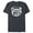 Navy Heather, variant on Disney and Pixar’s Turning Red Movie Logo - Short Sleeve Blended T-Shirt for Adults - Customized-Black Snow Heather