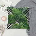 thumbnail image 2 of Fenyluxe  Throw Pillow Covers Palm Leaves, Tropical Beach Palm Geometric Boho Pillowcase Cushion Covers for Couch Bed, Square Decorative Pillow Cover Home Sofa Bedroom Car 24x24in, 2 of 5