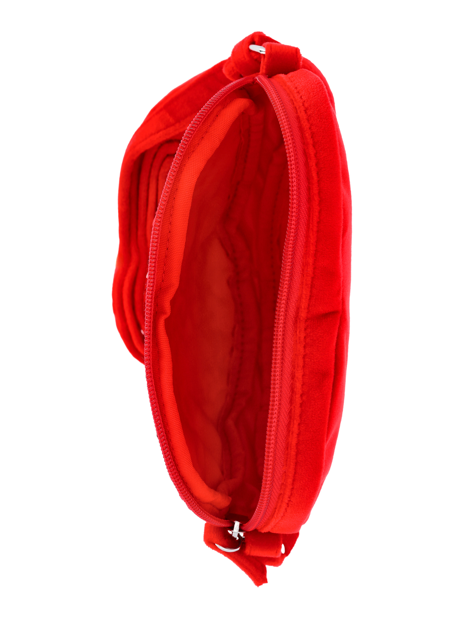 Wonder Nation Girls Sequin Heart Shaped Crossbody, Red