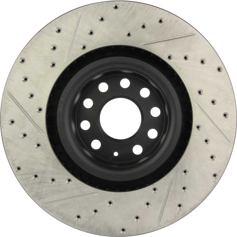 StopTech 09 VW Passat CC / 06-09 Passat Slotted & Drilled Left Front Rotor Fits select: 2008 VOLKSWAGEN R32, 2006-2008 VOLKSWAGEN PASSAT