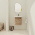 thumbnail image 2 of 18'' Floating Wall-Mounted Bathroom Vanity with Ceramic Sink & Soft-Close Cabinet Door, For Small Bathroom, 2 of 9
