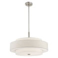 thumbnail image 3 of 50875-91 Livex Lighting Meridian - 5 Light Pendant in Modern Style - 24 Inches wide by 17 Inches high-Brushed Nickel Finish    -Traditional, 3 of 12