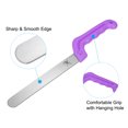 thumbnail image 4 of Uxcell Floral Foam Knife Florist Cutting Knife for Flower Foam Block, Purple/Red, 1 Set/2Pcs, 4 of 6