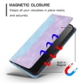 thumbnail image 5 of Leather For Apple iPhone 17e / iPhone 16e 6.1-inch Case , RFID Blocking,Flip Color blocking Wallet Leather Case With Card Holder Magnetic Closure Shockproof Kickstand Protective Phone Cases Cover, 5 of 9